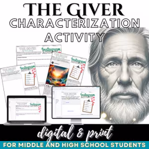 https://www.teacherspayteachers.com/Product/The-Giver-Characterization-Activity-Engage-Students-with-Rigor-and-Creativity-1144832