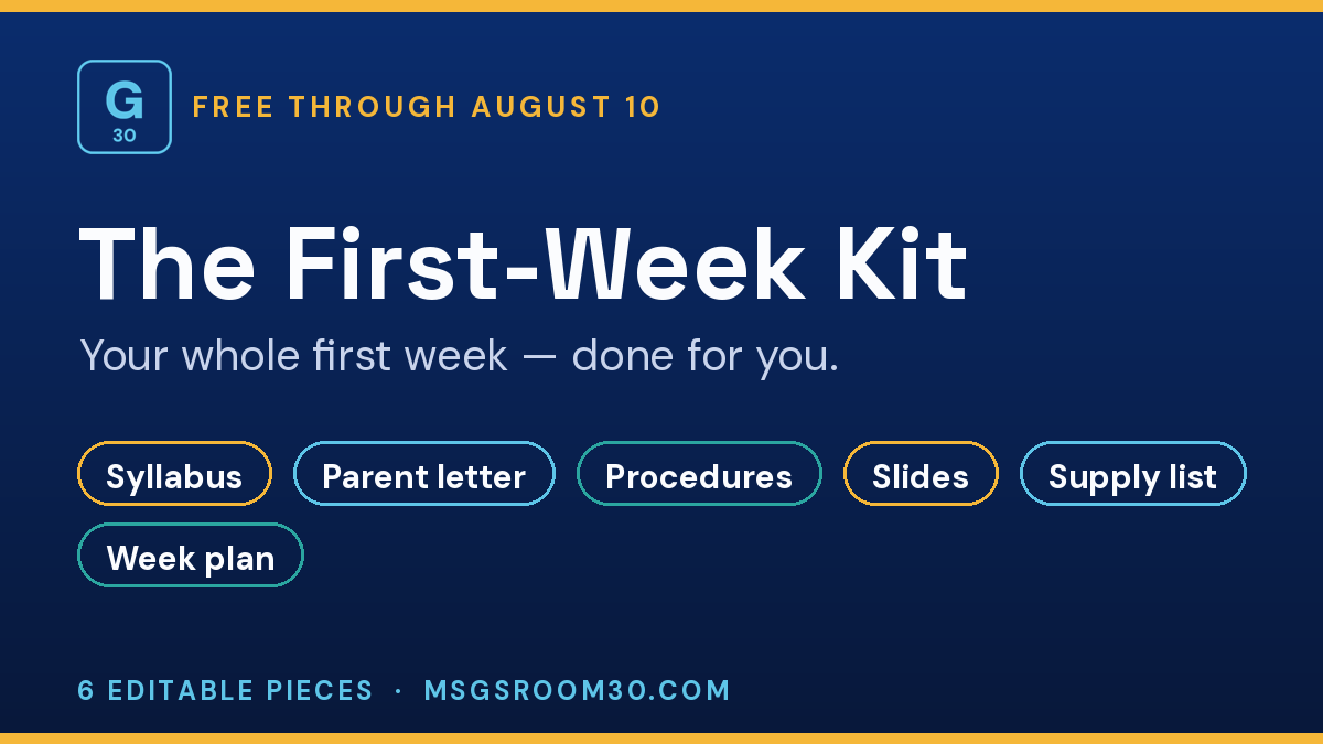 Your Free First-Week Kit: What’s Inside